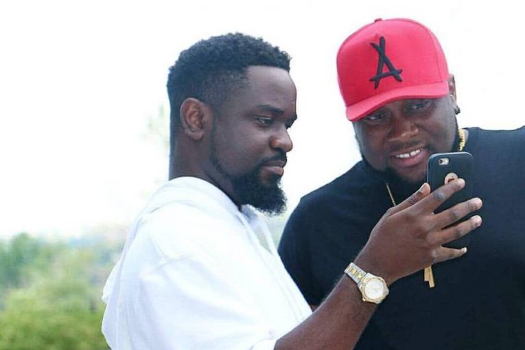 Sarkodie and his manager, Angel Town