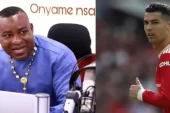 Chairman Wontumi commiserates with Cristiano Ronaldo and his partner after they lost their baby boy