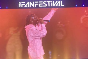 Ghanaian musician, Stonebwoy thrills patrons at FIFA Fan Festival in Qatar