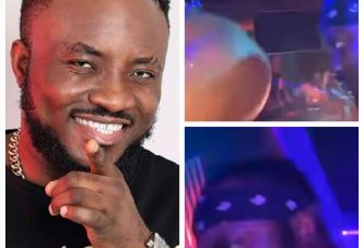 The foolishness is too much - Ghanaian social media users fire DKB for heading a lady's buttocks at a nightclub several times