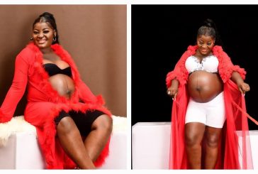 After 3 years of childbirth struggles, Ghanaian actress Patricia Osei Boateng welcomes twins (Check out baby bump photos)